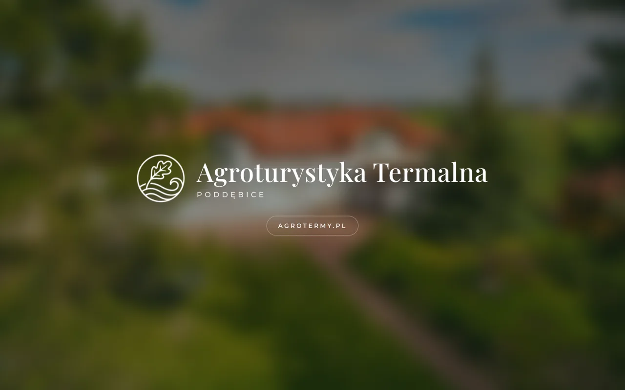 Agroturystyka Termalna Poddębice — logo i strona internetowa od Bizumi