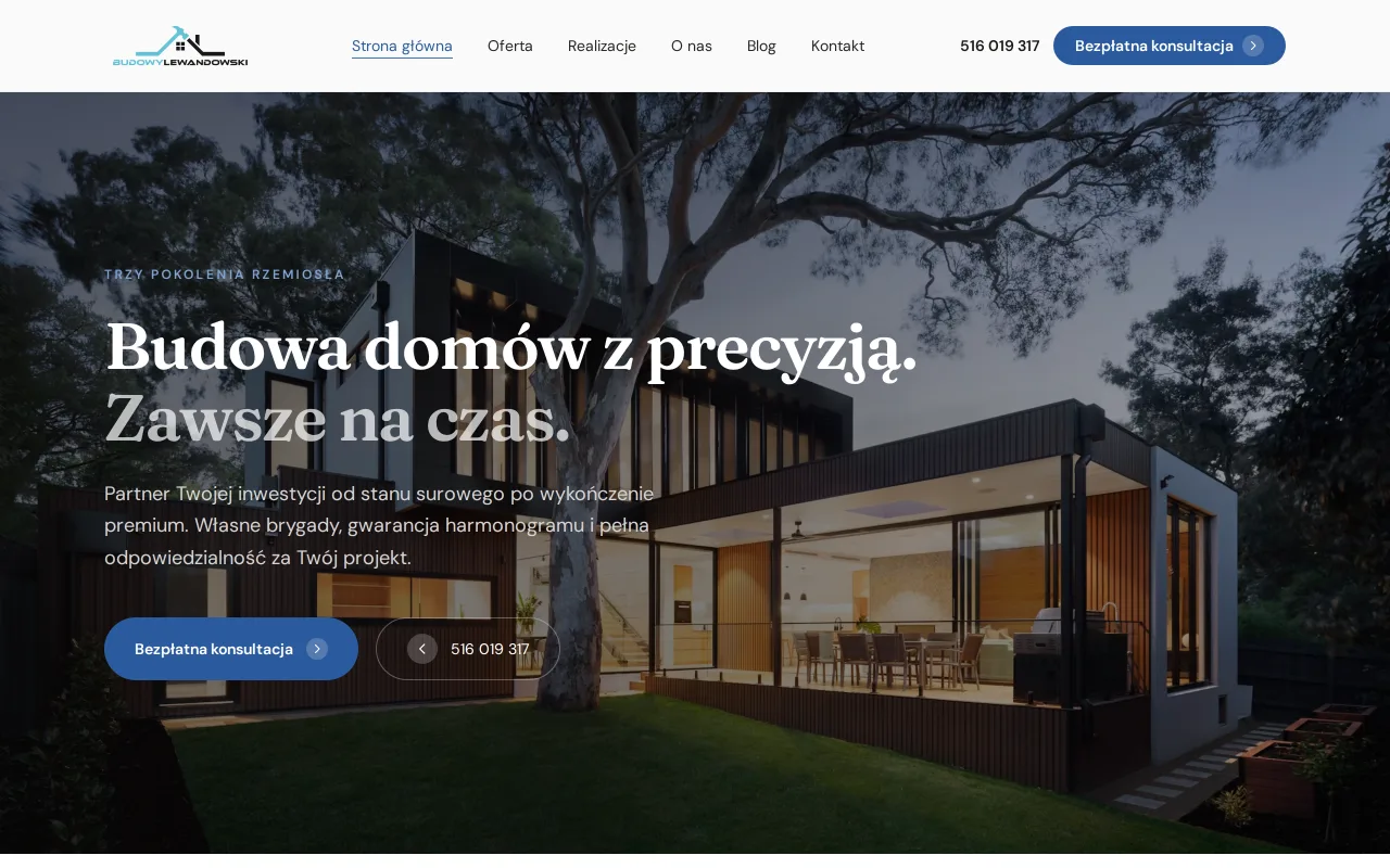 Strona główna Budowy Lewandowski — budowa domów z precyzją, zawsze na czas