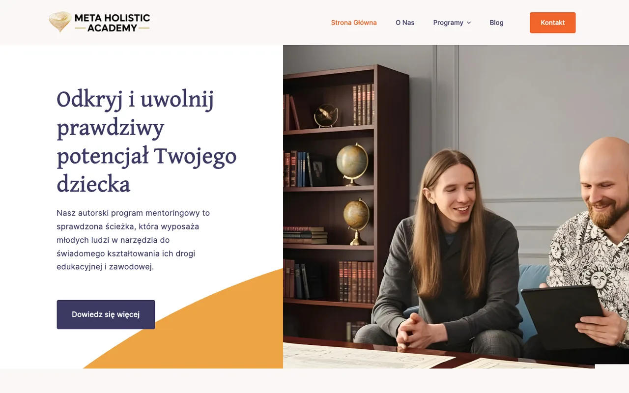 Strona główna Meta Holistic Academy — program mentoringowy dla młodzieży
