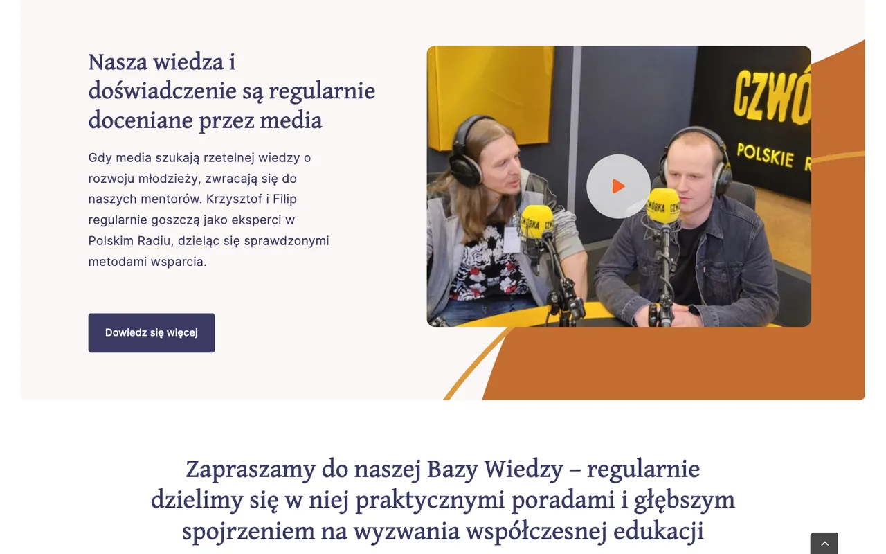 Mentorzy Meta Holistic Academy jako eksperci w Polskim Radiu — sekcja medialna